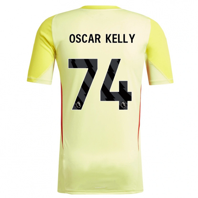 Danxen Damen Oscar Kelly #74 Trikot Gelb Rot Torwarttrikot 2025/26 Österreich