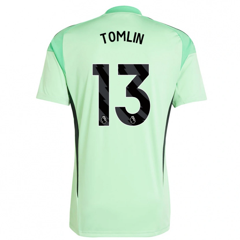 Danxen Damen Jack Tomlin #13 Trikot Hellgrün Schwarz Torwarttrikot 2025/26 Österreich