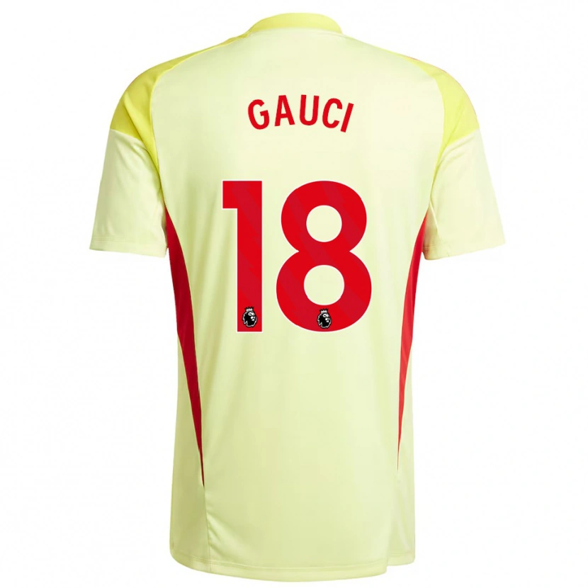 Danxen Damen Joe Gauci #18 Trikot Hellgelb Torwarttrikot 2025/26 Österreich