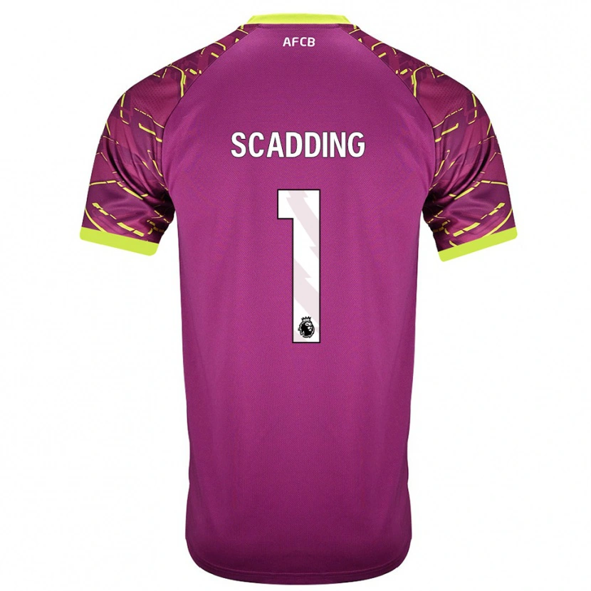 Danxen Damen Katie Scadding #1 Trikot Dunkles Magenta Torwarttrikot 2025/26 Österreich