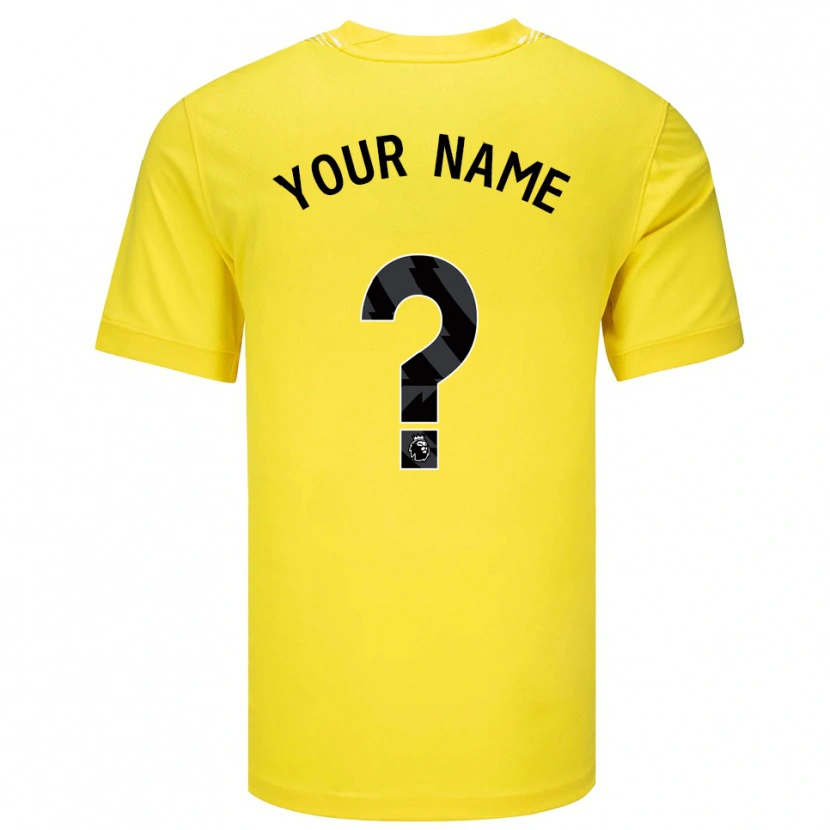 Danxen Damen Brighton & Hove Albion FC Trikot Gelb Schwarz Torwarttrikot 2025/26 Österreich