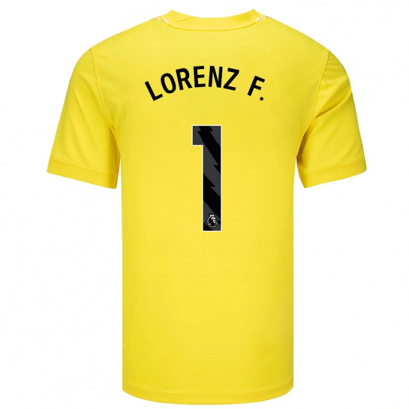 Danxen Damen Lorenz Ferdinand #1 Trikot Gelb Schwarz Torwarttrikot 2025/26 Österreich