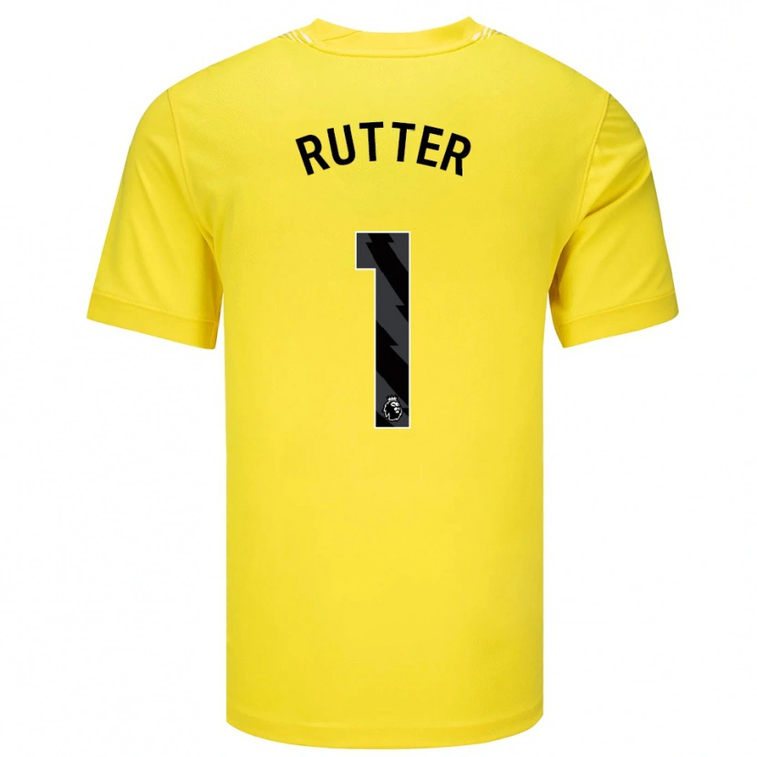 Danxen Damen William Rutter #1 Trikot Gelb Schwarz Torwarttrikot 2025/26 Österreich