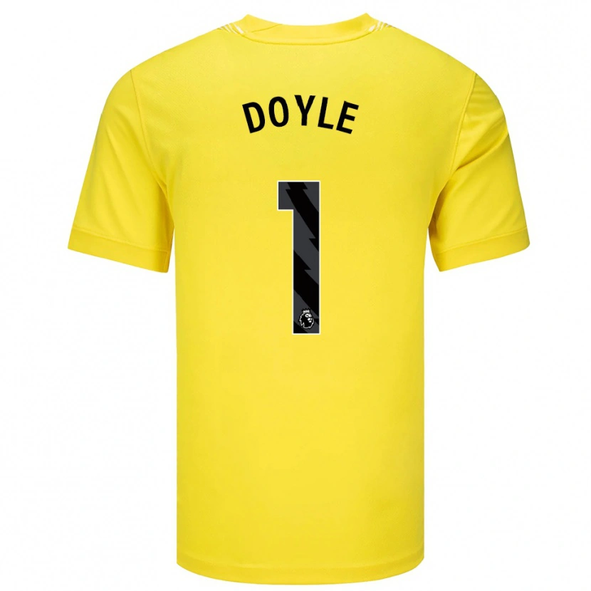 Danxen Damen Liam Doyle #1 Trikot Gelb Schwarz Torwarttrikot 2025/26 Österreich