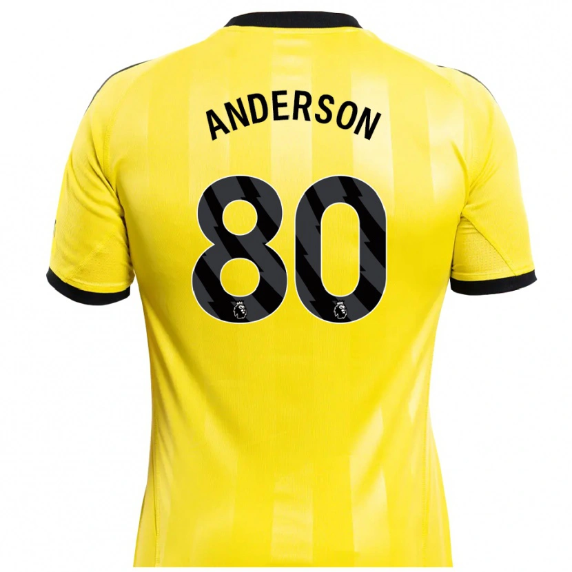 Danxen Damen Will Anderson #80 Trikot Gelb Schwarz Torwarttrikot 2025/26 Österreich