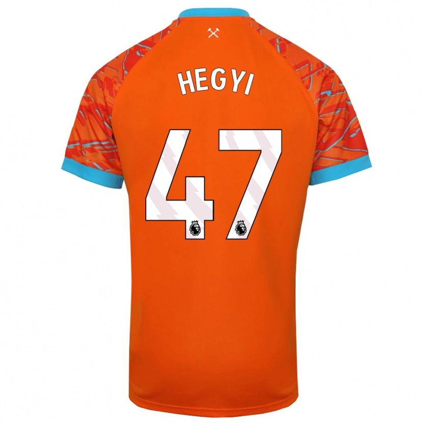 Danxen Damen Krisztián Hegyi #47 Trikot Orange Weiß Torwarttrikot 2025/26 Österreich