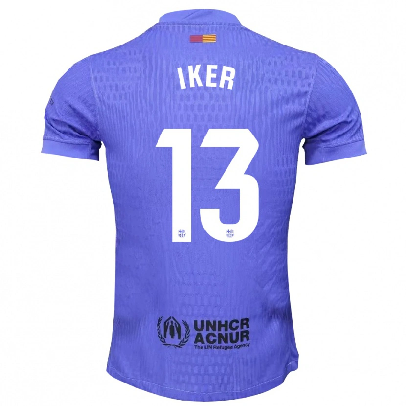 Danxen Damen Iker Rodríguez #13 Trikot Blau Schwarz Torwarttrikot 2025/26 Österreich