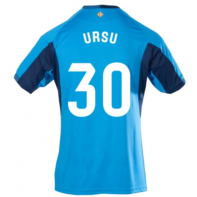 Danxen Damen Eduard Ursu #30 Trikot Blau Weiß Torwarttrikot 2025/26 Österreich