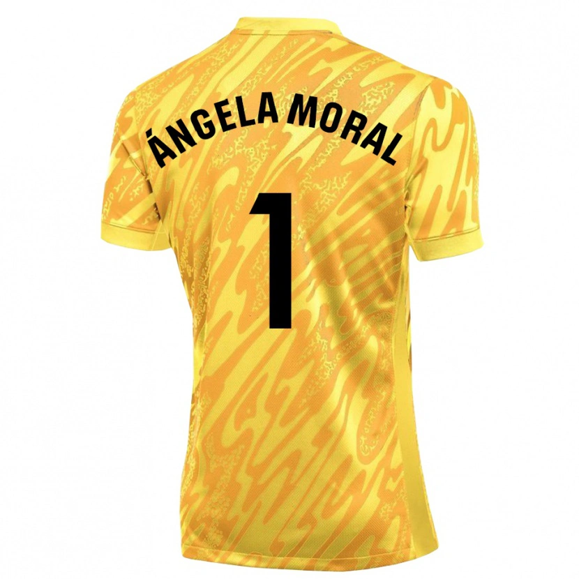 Danxen Damen Ángela Moral Ferrer #1 Trikot Gelb Schwarz Torwarttrikot 2025/26 Österreich