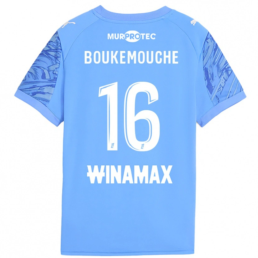 Danxen Damen Amine Boukemouche #16 Trikot Hellblau Weiß Torwarttrikot 2025/26 Österreich