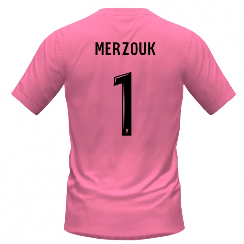 Danxen Damen Samy Merzouk #1 Trikot Pink Schwarz Torwarttrikot 2025/26 Österreich