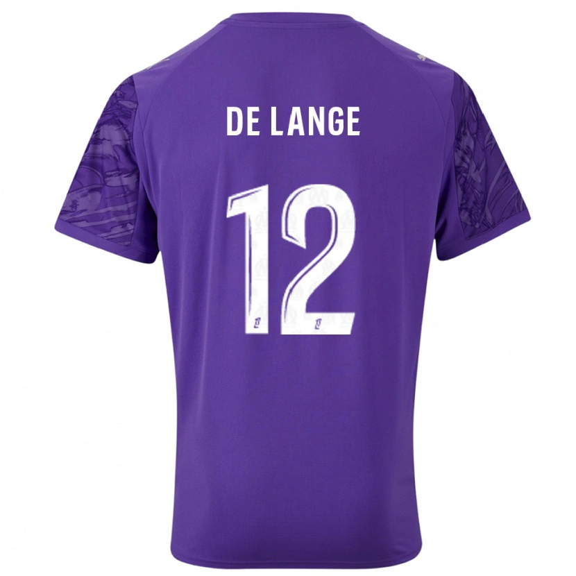 Danxen Damen Jeffrey de Lange #12 Trikot Violett Weiß Torwarttrikot 2025/26 Österreich
