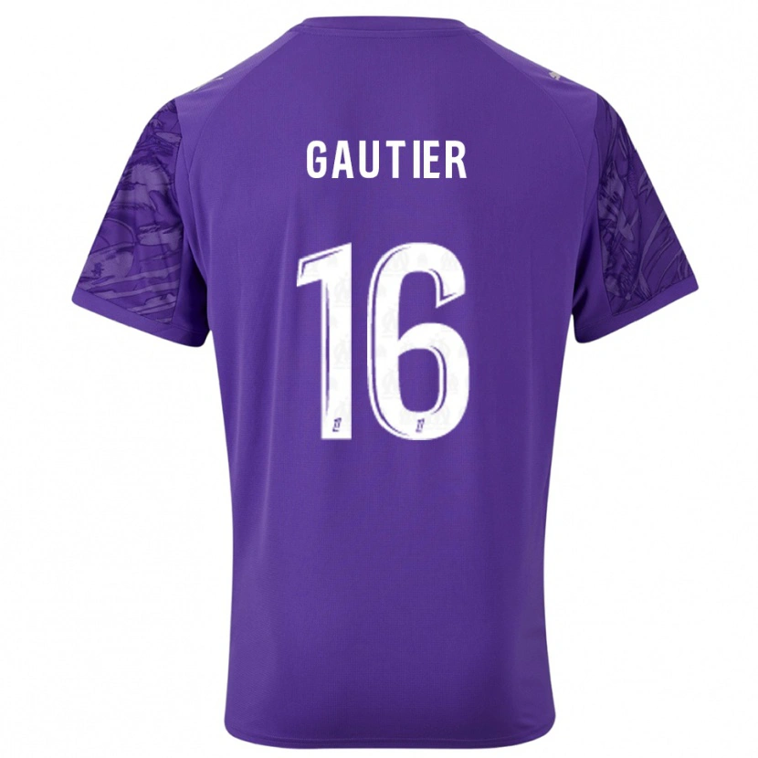 Danxen Damen Elisa Gautier #16 Trikot Violett Weiß Torwarttrikot 2025/26 Österreich