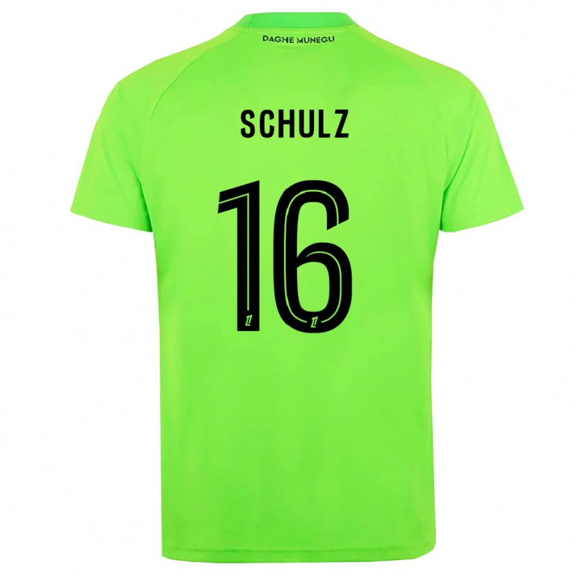 Danxen Damen Ethan Schulz #16 Trikot Grün Schwarz Torwarttrikot 2025/26 Österreich