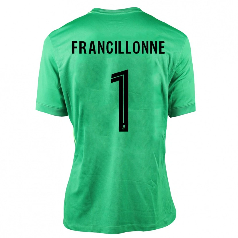 Danxen Damen Bryan Francillonne #1 Trikot Grün Schwarz Torwarttrikot 2025/26 Österreich