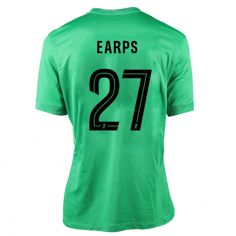 Danxen Damen Mary Earps #27 Trikot Grün Schwarz Torwarttrikot 2025/26 Österreich