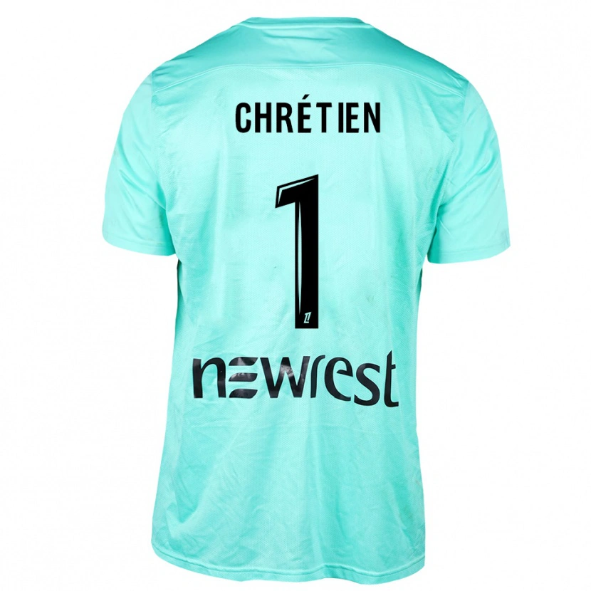 Danxen Damen Jean-Pierre Chrétien #1 Trikot Aqua Schwarz Torwarttrikot 2025/26 Österreich