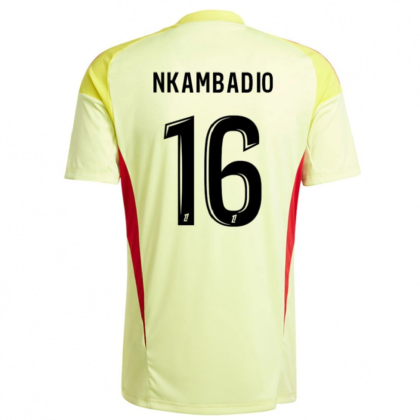 Danxen Damen Obed Nkambadio #16 Trikot Hellgelb Schwarz Torwarttrikot 2025/26 Österreich