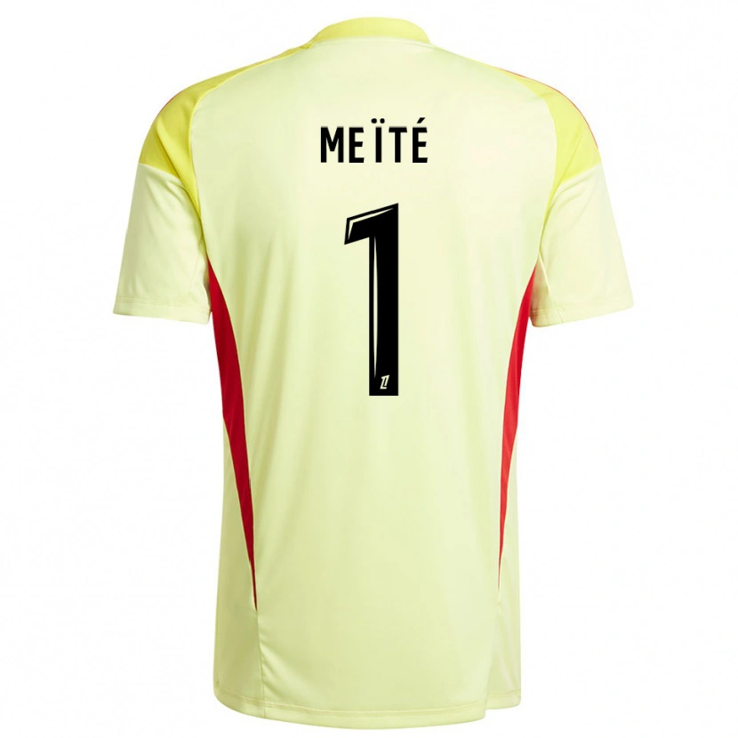 Danxen Damen Ibrahim Meïté #1 Trikot Hellgelb Schwarz Torwarttrikot 2025/26 Österreich