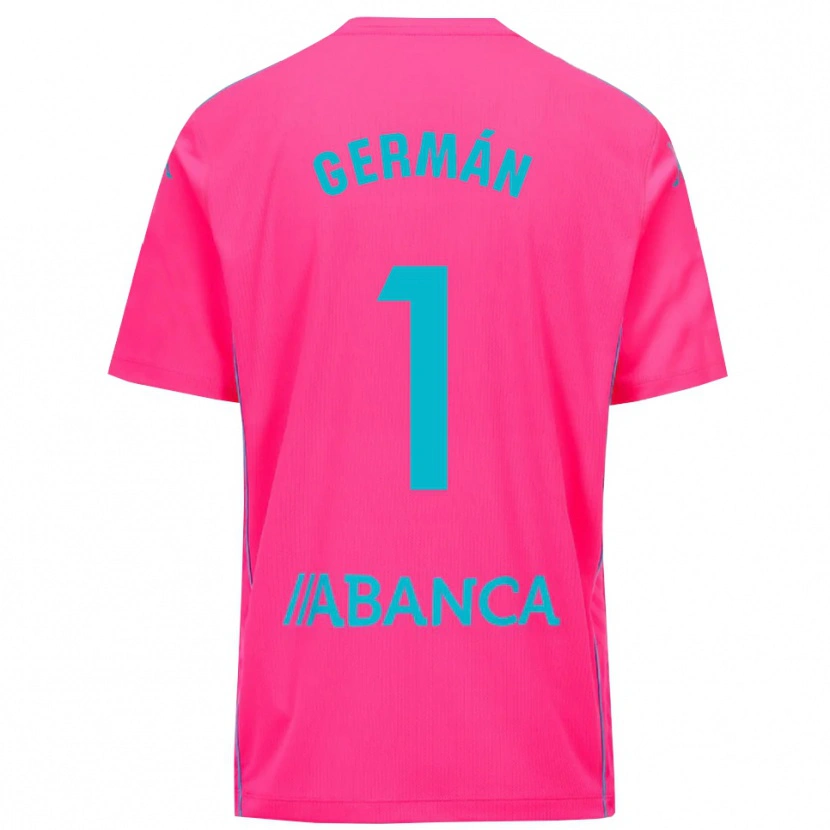 Danxen Damen Germán Parreño #1 Trikot Tiefpink Schwarz Torwarttrikot 2025/26 Österreich