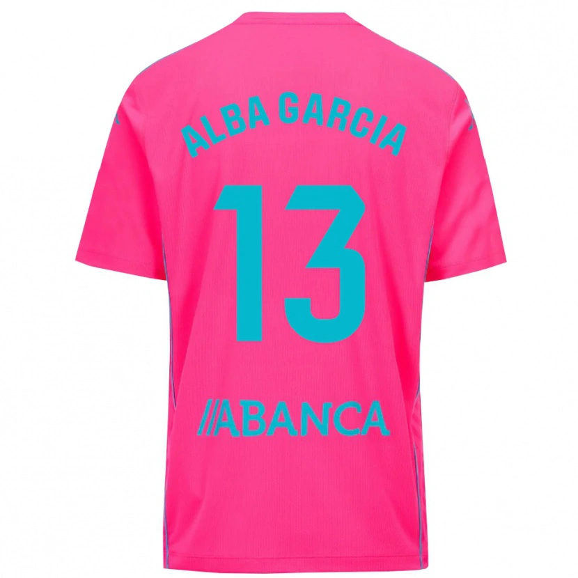 Danxen Damen Lucía Alba García #13 Trikot Tiefpink Schwarz Torwarttrikot 2025/26 Österreich