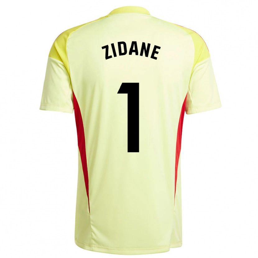 Danxen Damen Luca Zidane #1 Trikot Hellgelb Schwarz Torwarttrikot 2025/26 Österreich