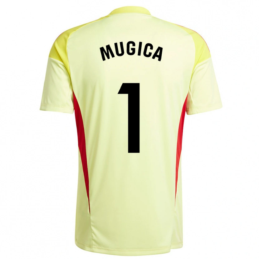 Danxen Damen Juan Múgica #1 Trikot Hellgelb Schwarz Torwarttrikot 2025/26 Österreich