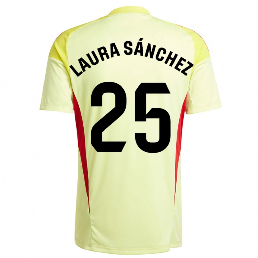 Danxen Damen Laura Sánchez Comuñas #25 Trikot Hellgelb Schwarz Torwarttrikot 2025/26 Österreich