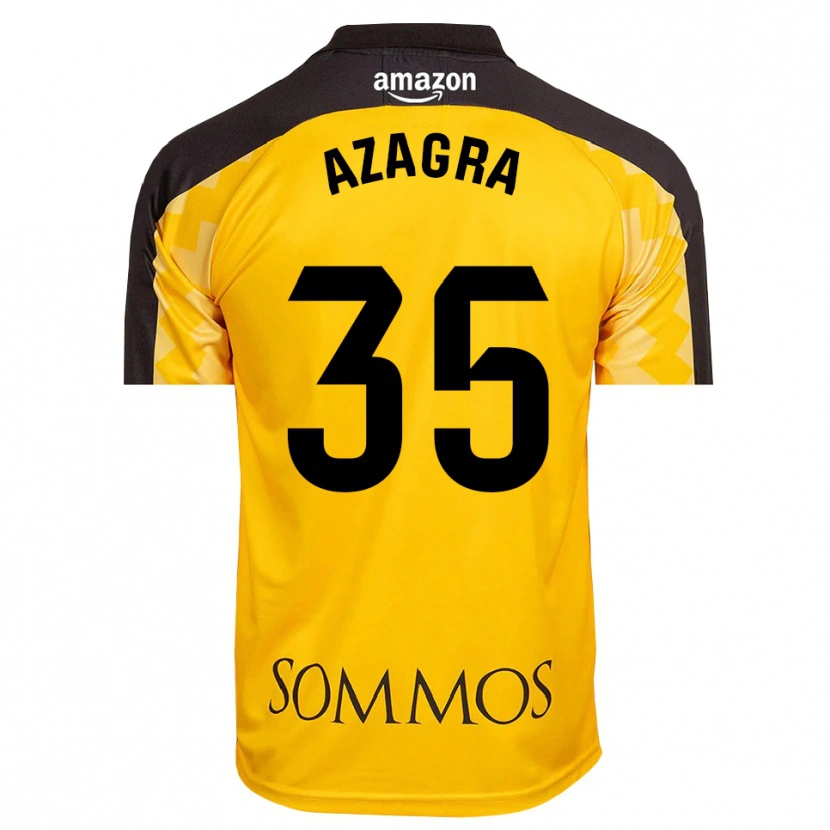 Danxen Damen Nico Azagra #35 Trikot Gelb Schwarz Torwarttrikot 2025/26 Österreich