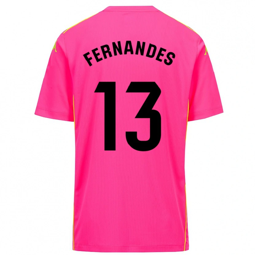 Danxen Damen Guilherme Fernandes #13 Trikot Tiefpink Schwarz Torwarttrikot 2025/26 Österreich