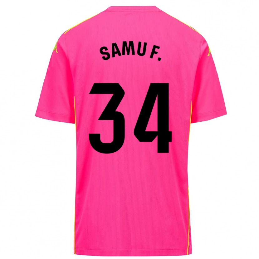 Danxen Damen Samu Fernández #34 Trikot Tiefpink Schwarz Torwarttrikot 2025/26 Österreich