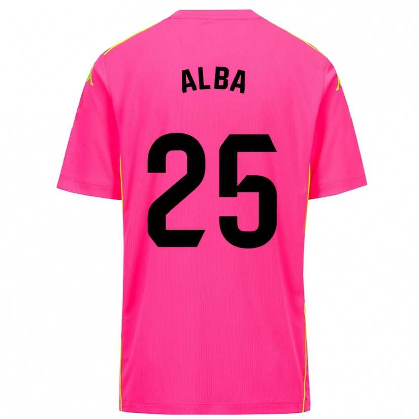 Danxen Damen Alba Acebes Rodríguez #25 Trikot Tiefpink Schwarz Torwarttrikot 2025/26 Österreich