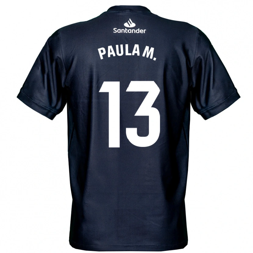 Danxen Damen Paula Muñoz Álvarez #13 Trikot Mitternachtsblau Weiß Torwarttrikot 2025/26 Österreich