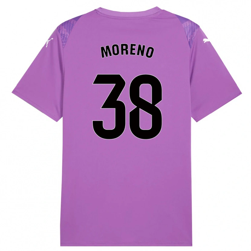 Danxen Damen Gerard Moreno #38 Trikot Flieder Schwarz Torwarttrikot 2025/26 Österreich