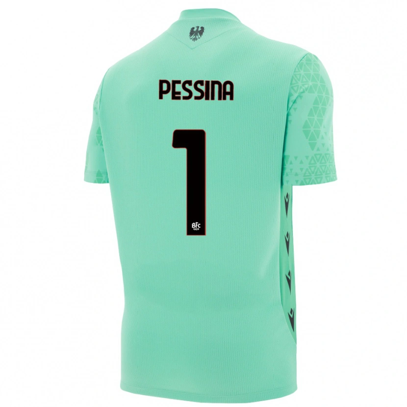Danxen Damen Massimo Pessina #1 Trikot Mint Blau Schwarz Torwarttrikot 2025/26 Österreich