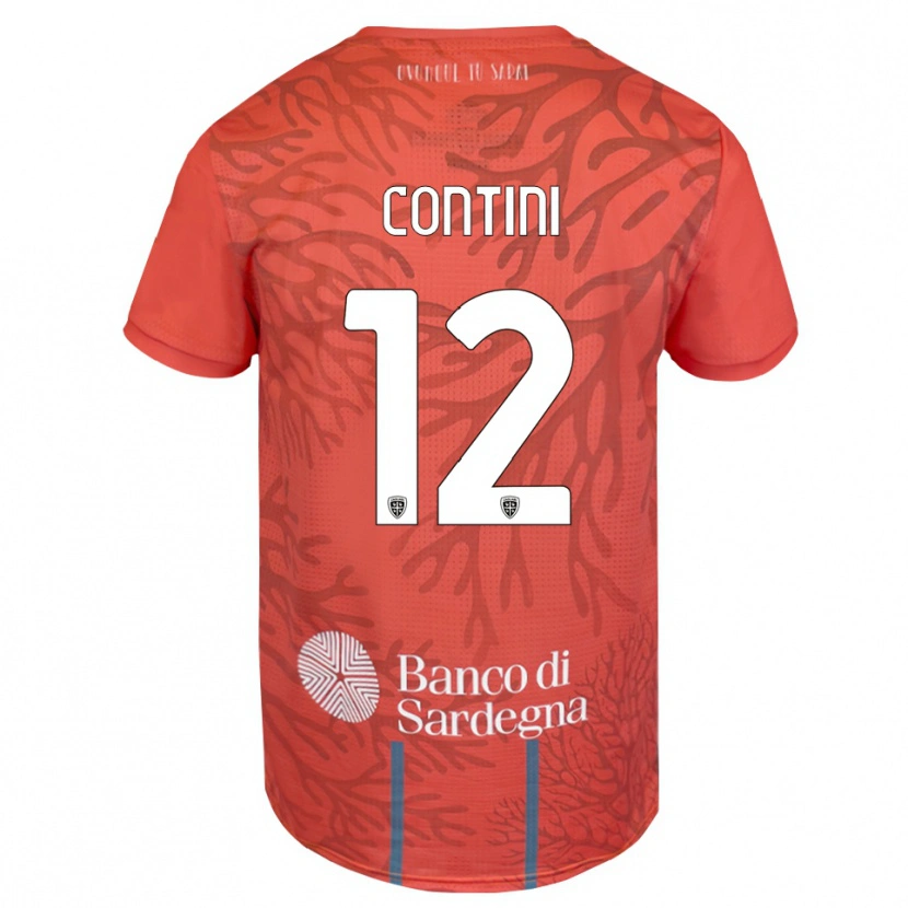 Danxen Damen Federico Contini #12 Trikot Orange Rot Weiß Torwarttrikot 2025/26 Österreich