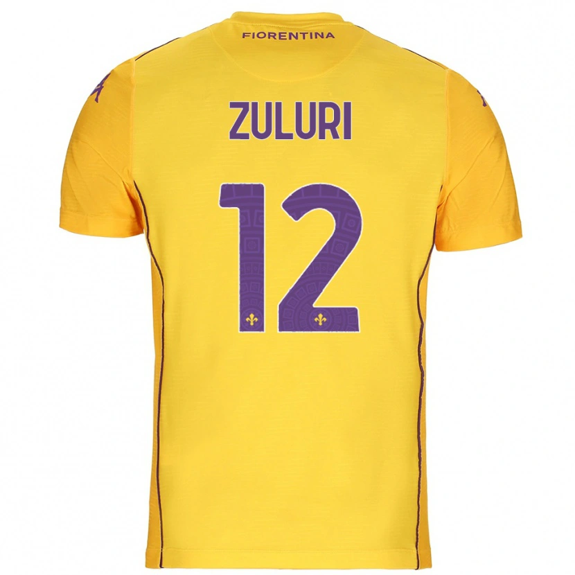 Danxen Damen Athena Zuluri #12 Trikot Orange Gelb Lila Torwarttrikot 2025/26 Österreich