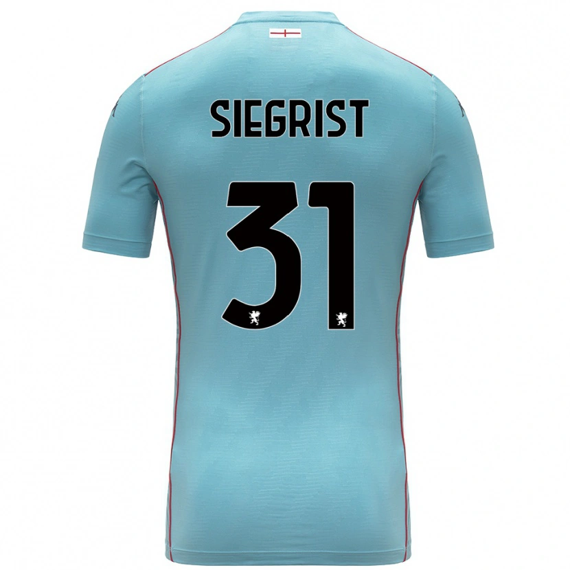 Danxen Damen Benjamin Siegrist #31 Trikot Blau Grau Torwarttrikot 2025/26 Österreich