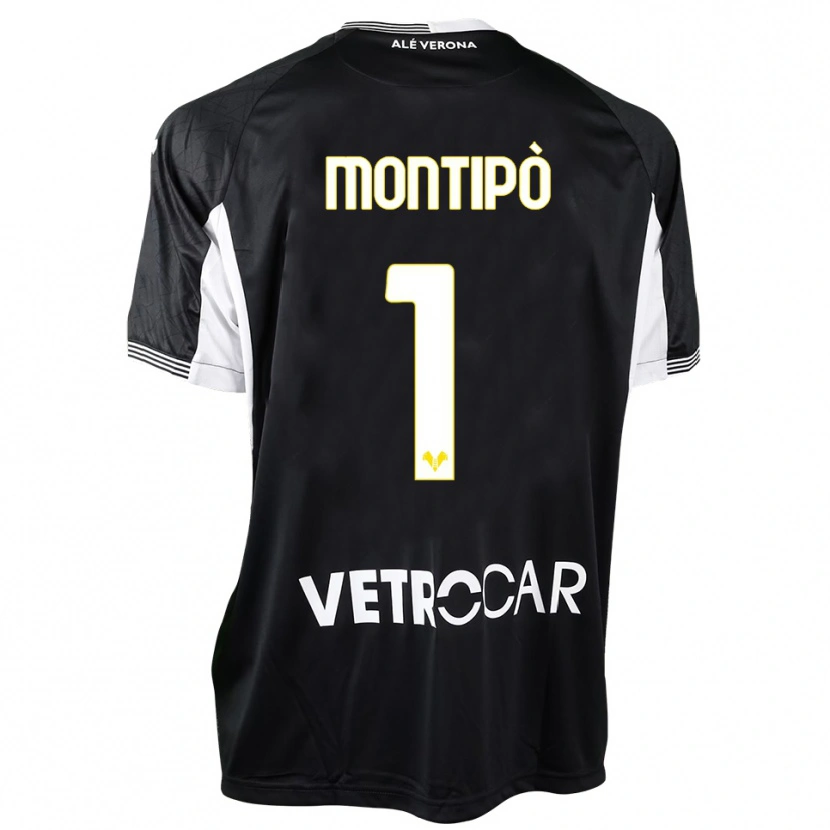 Danxen Damen Lorenzo Montipò #1 Trikot Schwarz Weiß Torwarttrikot 2025/26 Österreich