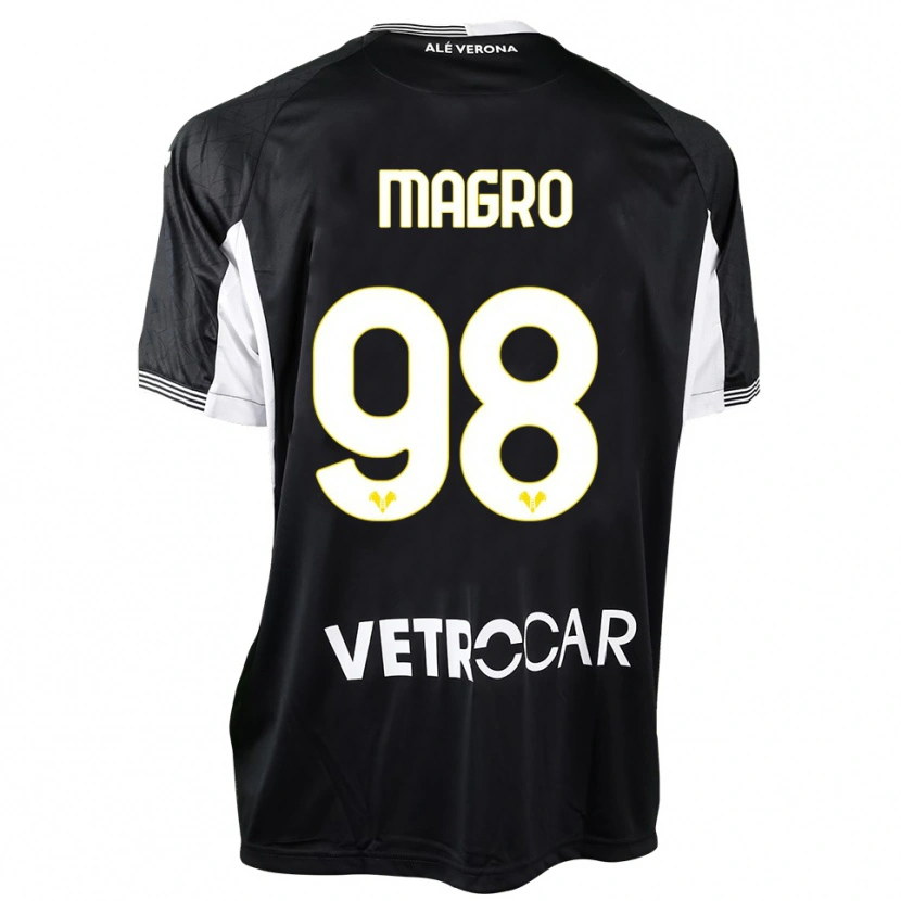Danxen Damen Federico Magro #98 Trikot Schwarz Weiß Torwarttrikot 2025/26 Österreich