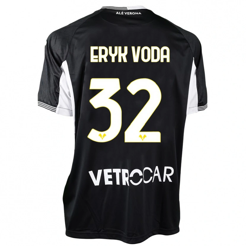 Danxen Damen Eryk Vodă #32 Trikot Schwarz Weiß Torwarttrikot 2025/26 Österreich