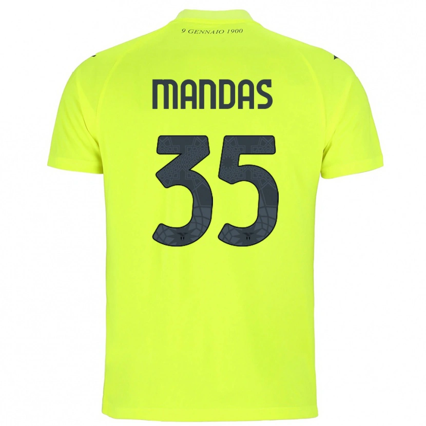 Danxen Damen Christos Mandas #35 Trikot Fluoreszierendes Grün Torwarttrikot 2025/26 Österreich