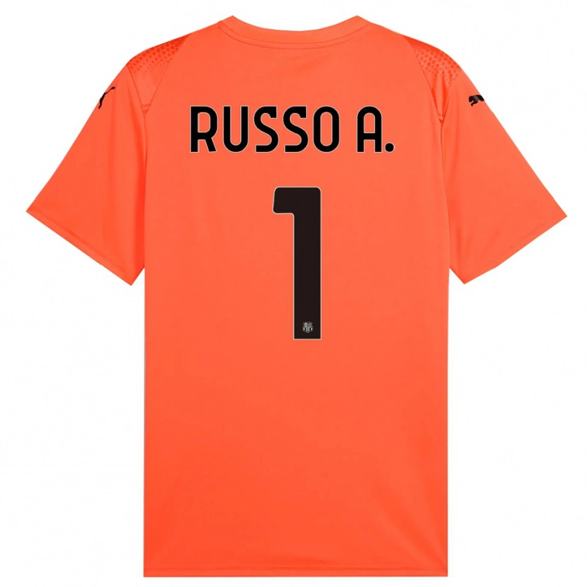 Danxen Damen Alessandro Russo #1 Trikot Orange Schwarz Torwarttrikot 2025/26 Österreich
