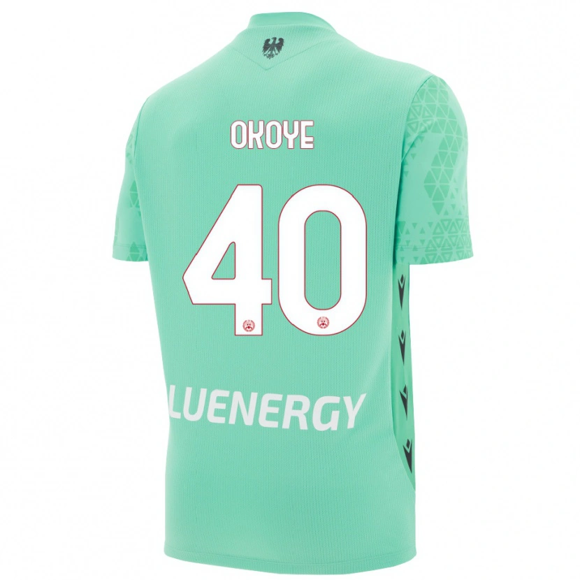 Danxen Damen Maduka Okoye #40 Trikot Aquamarin Schwarz Torwarttrikot 2025/26 Österreich