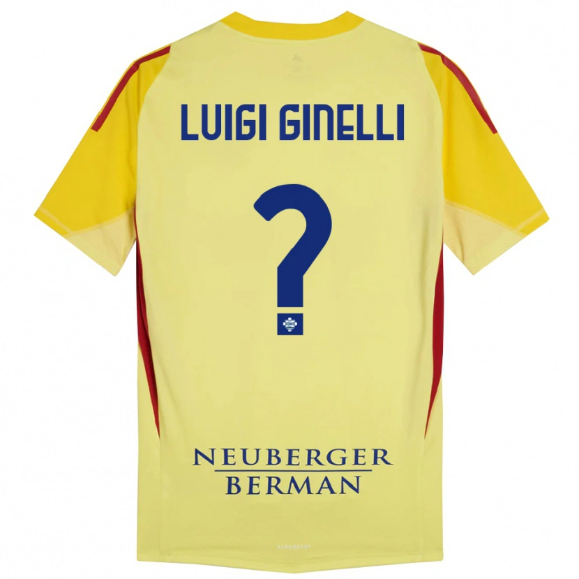 Danxen Damen Lorenzo Luigi Ginelli #0 Trikot Hellgelb Schwarz Torwarttrikot 2025/26 Österreich