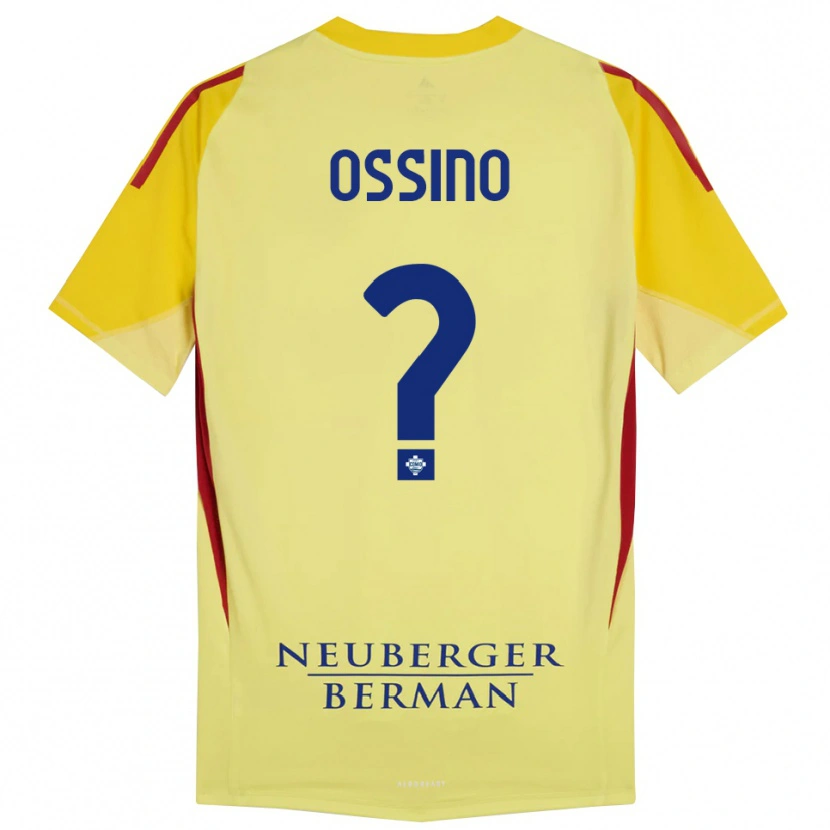 Danxen Damen Daniel Ossino #0 Trikot Hellgelb Schwarz Torwarttrikot 2025/26 Österreich