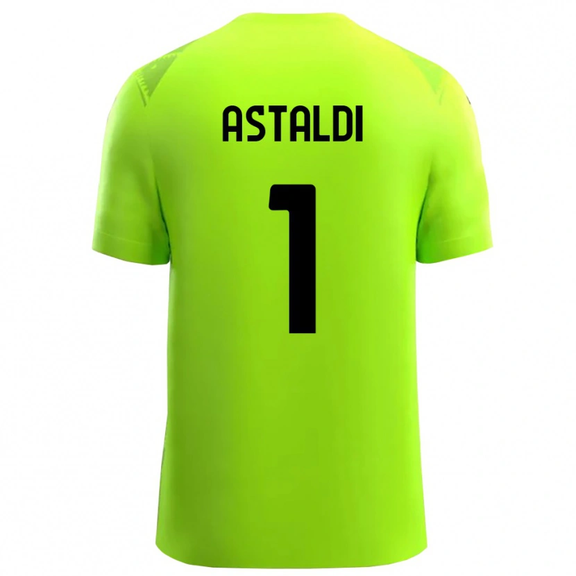 Danxen Damen Gianluca Astaldi #1 Trikot Rasen Grün Schwarz Torwarttrikot 2025/26 Österreich