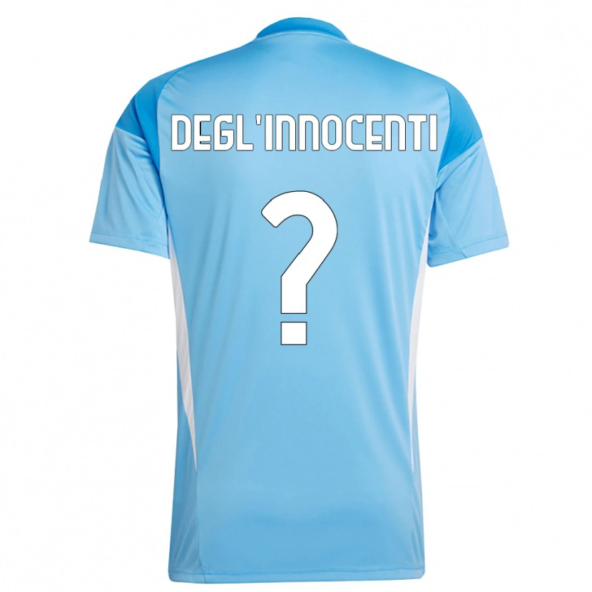 Danxen Damen Luca Degl'Innocenti #0 Trikot Himmelblau Weiß Torwarttrikot 2025/26 Österreich