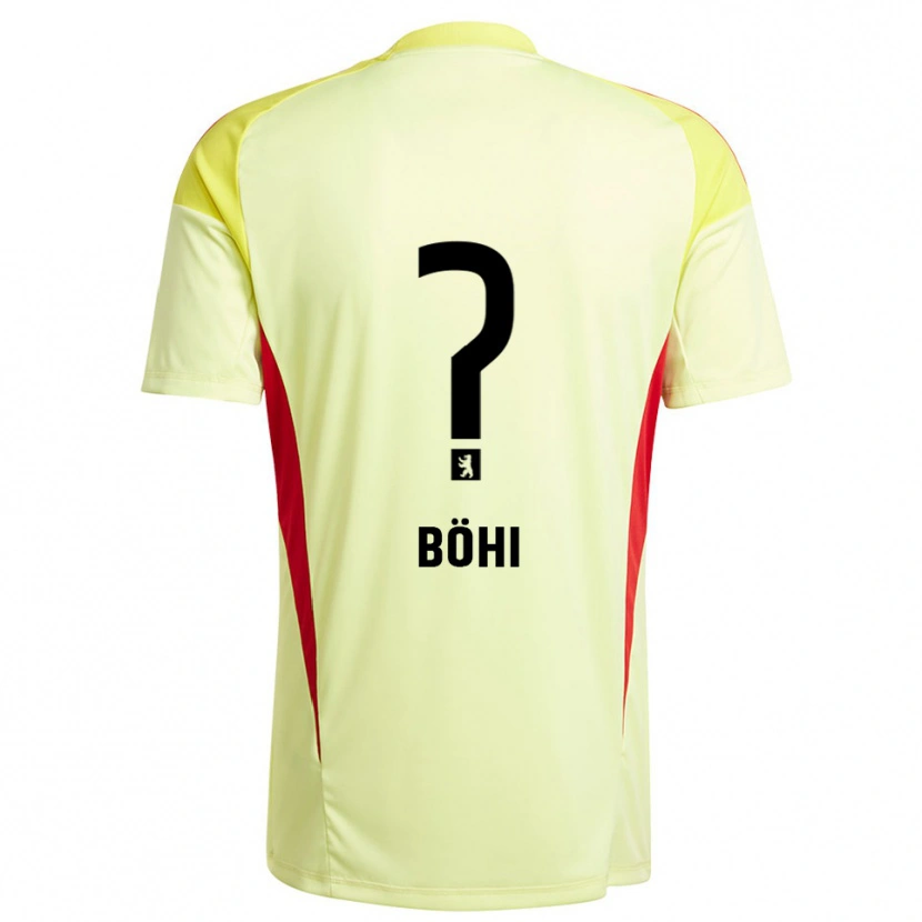 Danxen Damen Nadine Böhi #0 Trikot Hellgelb Schwarz Torwarttrikot 2025/26 Österreich