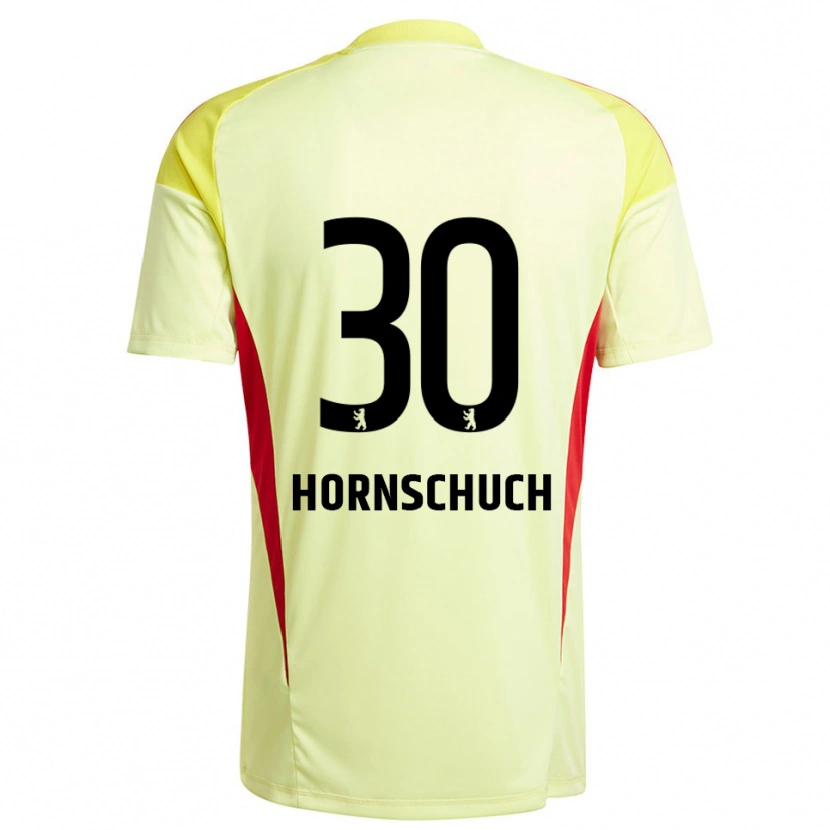 Danxen Damen Sarah Hornschuch #30 Trikot Hellgelb Schwarz Torwarttrikot 2025/26 Österreich
